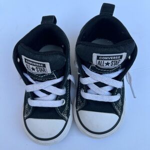 USED CONVERSE INFANT CHUCK TAYLOR ALL STAR STREET MID TOP SNEAKERS